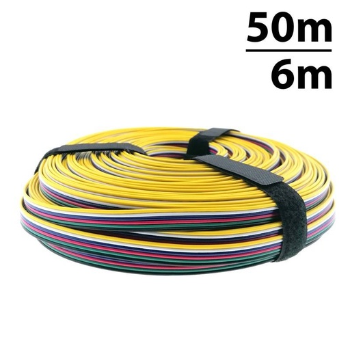 Cablaj RGB+CCT conector pentru iluminare LED RGB+CCT 12-24V