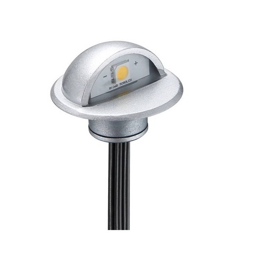 Kit 6 focos LED empotrables balizas para escalera 0,4W 12V-DC IP67