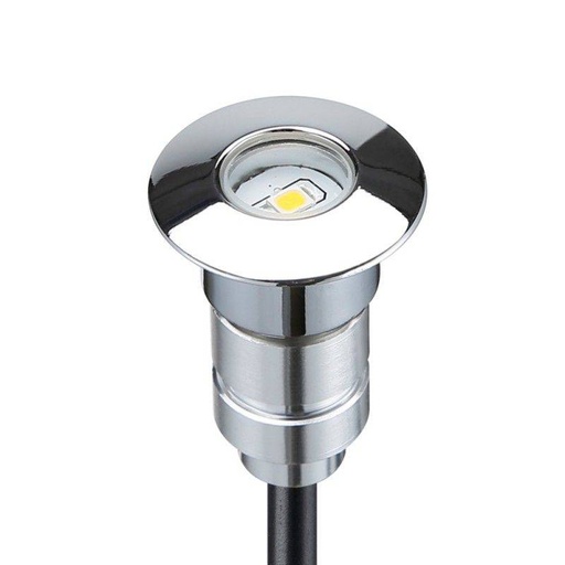 [BA50007-BC] Kit de 6 luces de escalera 0,3W 12V-DC Ø24X38.5mm
