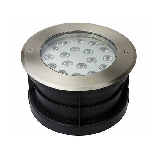 [BA50016-BC] LED Ground Recessed Spotlight 18W 12V-DC IP67 Warm White 3000K