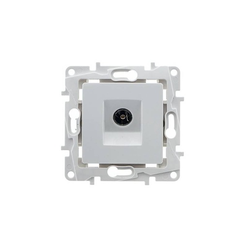 Recessed TV-R antenna socket and trim frame