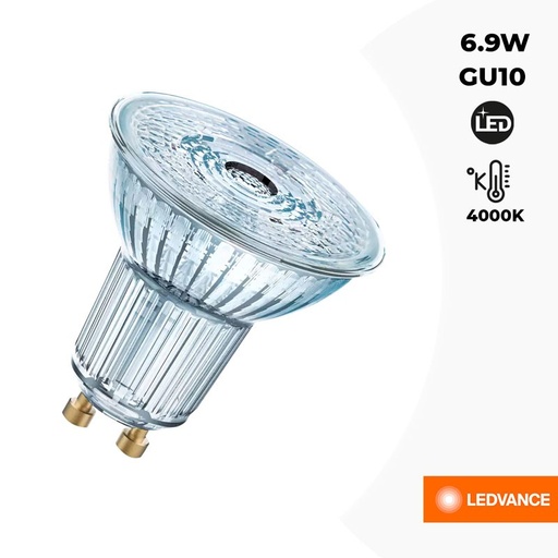 [O096721] LED lamp VALUE PAR16 80 GU10 120º 6,9W 4000K