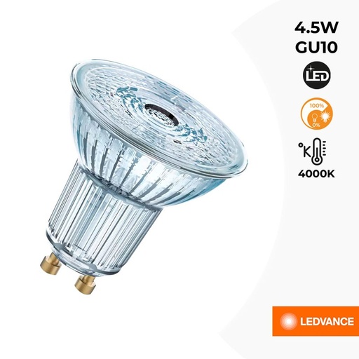 [O608252] PARATHOM DIM PAR16 PAR16 50 GU10 36° 4.5W 4000K bulb