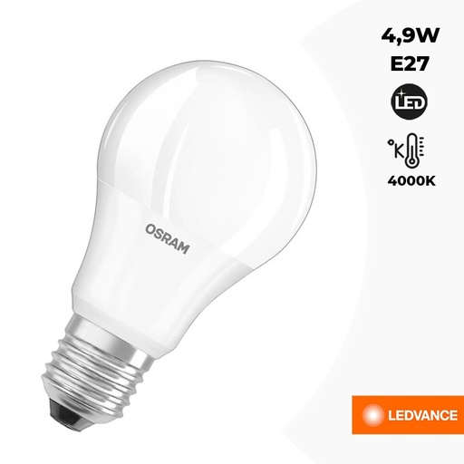 [O127319] LED Lampe E27 5,5W LEDVANCE