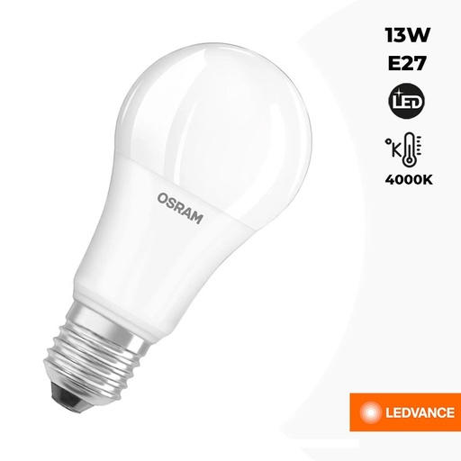 [O304277] Λαμπτήρας LED E27 13W A60 LEDVANCE