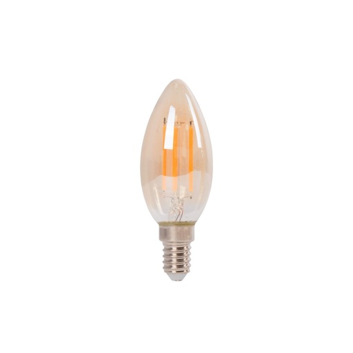 [BFD1-C35E14-BC] Bombilla LED filamento Vela E14 C35 - 4W - Vintage - 2200K