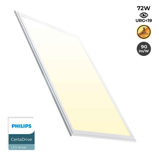 LED panelis plāns 120X60cm - PHILIPS apgaismojums - 72W - UGR19