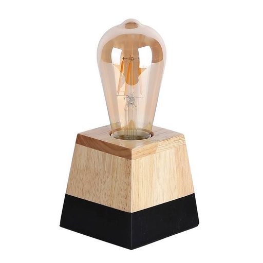 Lampe de table en bois "LAKA"