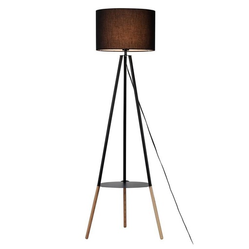 Floor lamp with built-in table and tripod "Mandi".