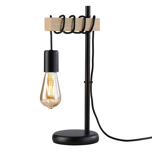 [LM132-N] Houten tafellamp "WOODA".