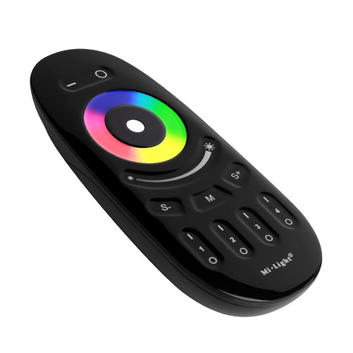 RGBW LED remote control - 4 Zones - BLACK - FUT096B - Mi-Light