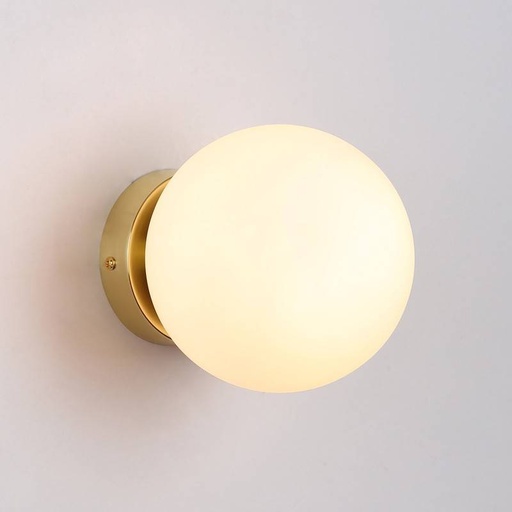 "Rober" crystal ball wall sconce