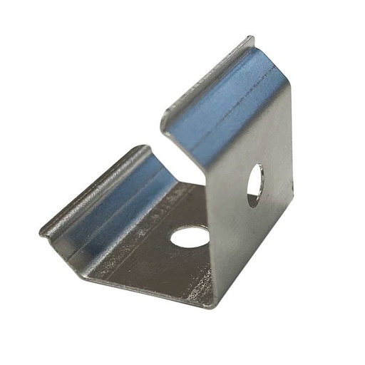 [BGM150-45] Morsetto metallico 45º per profilo in alluminio 18x12 mm (1 pezzo)