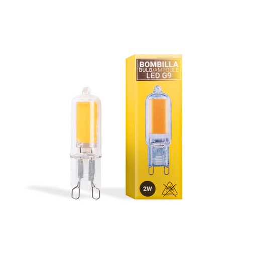 LED lemputė G9 220-240V AC - COB - 360º - 2W