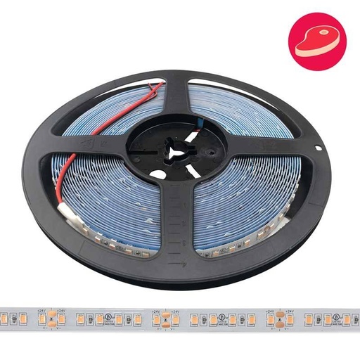 [B1552-10-CAR] LED Strip 24V-DC 180W fir d'Beleuchtung vun Fleeschgeschäfter IP20 Roll 10 Meter