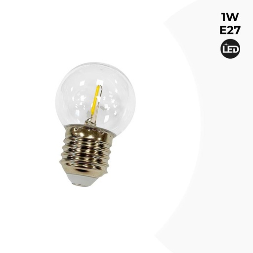 [B1319-E27-270] Dekorative LED-Lampe 1W E27