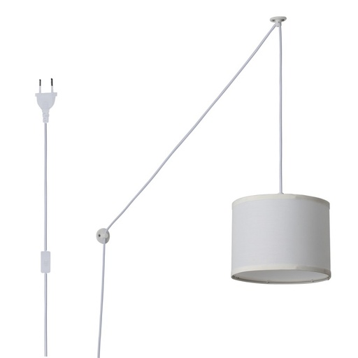 Decorative hanging lamp "KIM" - With cable and plug - E27