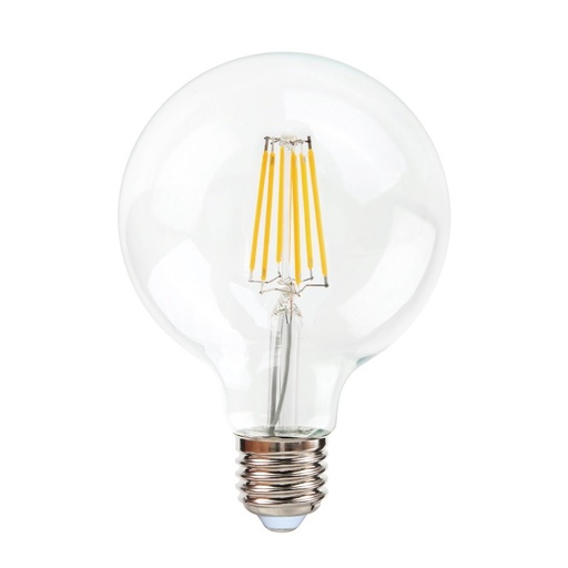 E27 G95 LED filament bulb - 8W