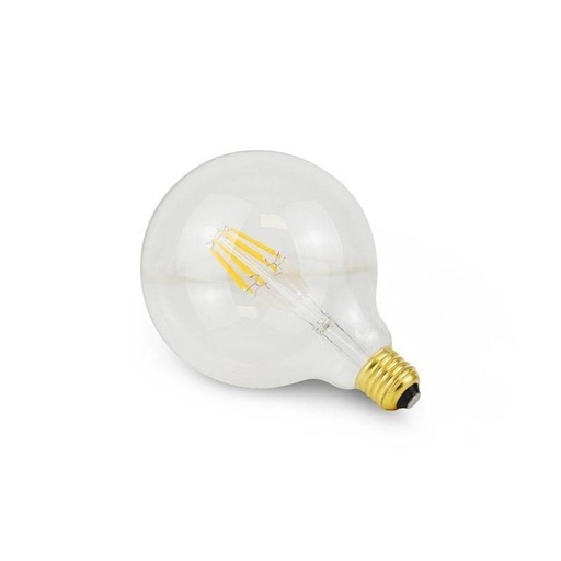 E27 G125 globe LED filament bulb - 8W