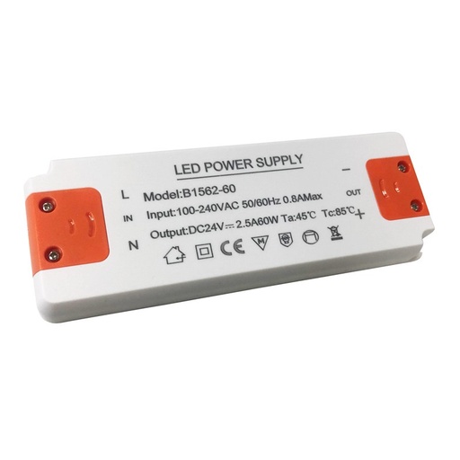 [B1562-60] Alimentation 24V 60W IP20 ultra fine