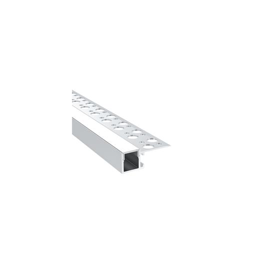 [BPERFALP068-SR1] LED strip profile integration / trimless - One fin - 14x35mm - With diffuser - 2 meters