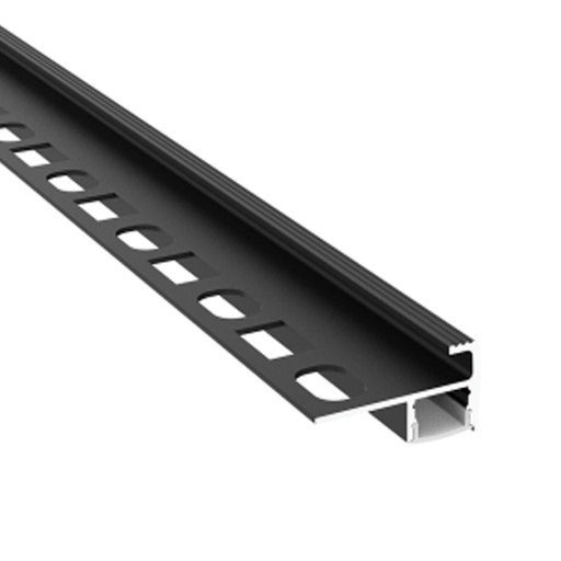 [BPERFALP184-9] Step integration profile for LED strip up to 12 mm