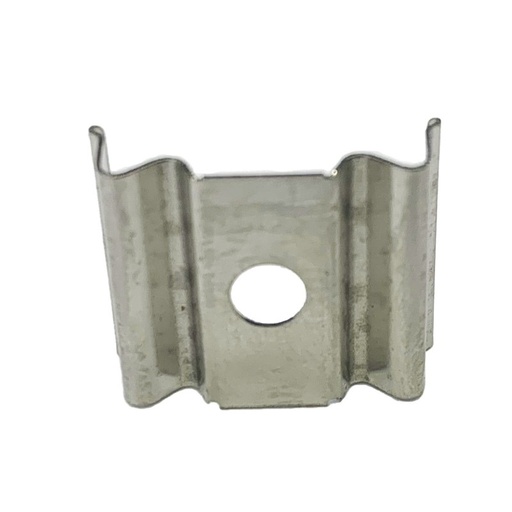 [BGMC196] Grapa metálica para sujeción del perfil tira LED doble ref. BPERFALP196
