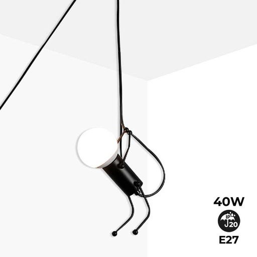 [LV418-C] Regulowana lampa wisząca "Doll" - Z przełącznikiem i wtyczką - E27