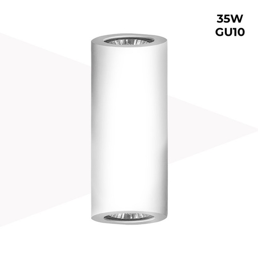 [B274] Gipsowa lub gipsowo-kartonowa lampa ścienna "LINDA" 2xGU10