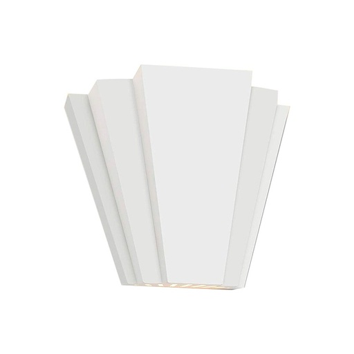 [B276] Wandlampa aus Gips "BINIE"G9