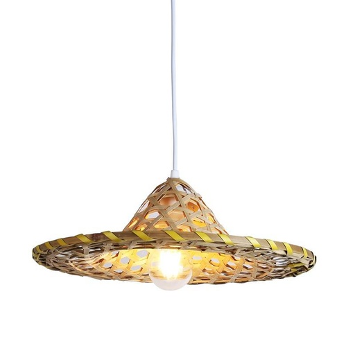 [LM163] Lámpara colgante de bamboo "DIDO"