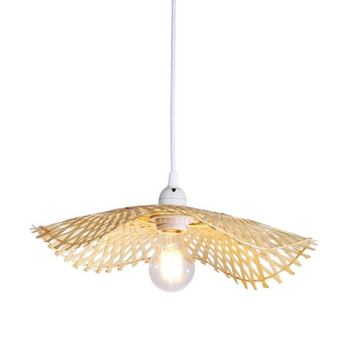 [LM161] Wicker pendant lamp "LISA" - E27