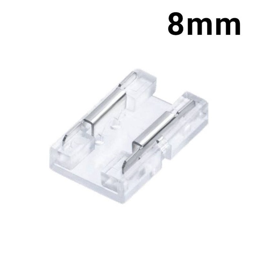 [BCI8BB-2] Quick connector CLIP INVISIBLE 2 pin strip to strip connection single color 8mm IP20