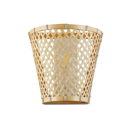 [LM166] Wicker wall sconce "Pani".
