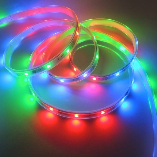 [B1544-30] Älykäs LED-nauha IC RGB - 7,2 W/m - Leveys 10mm - IP67 - 5 metriä