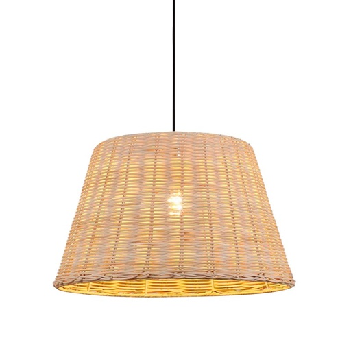Wicker pendant lamp "Hank".