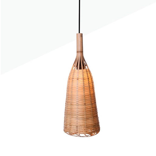 Wicker pendant lamp "Boa".