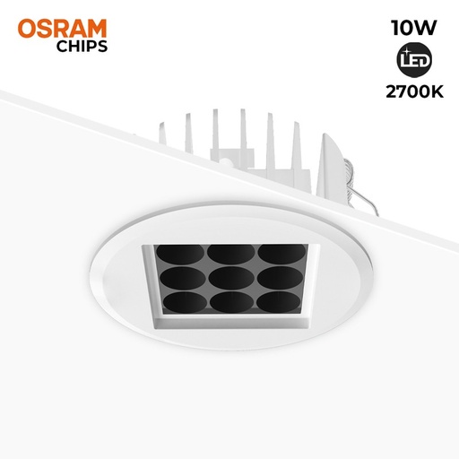 [B1256-B-270] Downlight Led 10W 24º UGR18 Čip Osram