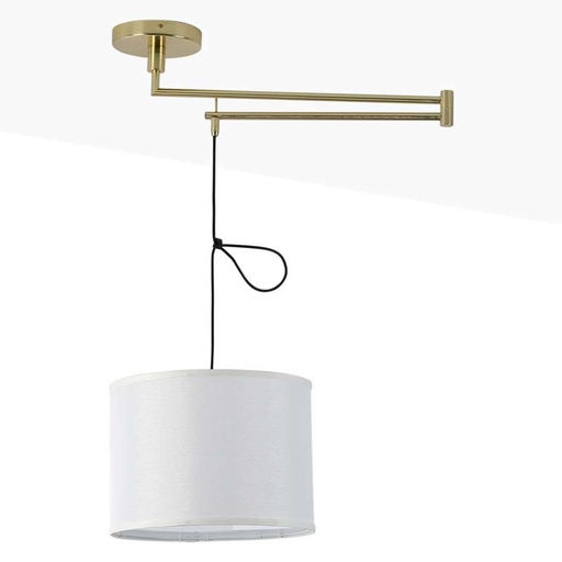 Neck" Articulated Ceiling Pendant Light E27 with Swivel Arm