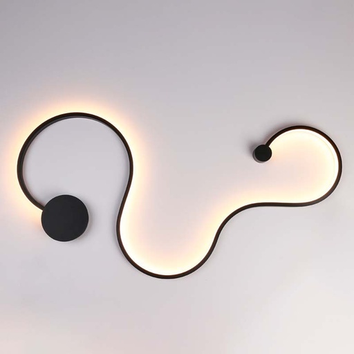 [L3074-N] Nowoczesna lampa ścienna "WAVE" - 40W - 2800K