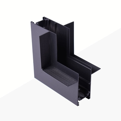 Łącznik L do wpuszczanych szyn magnetycznych 20 mm - pionowy