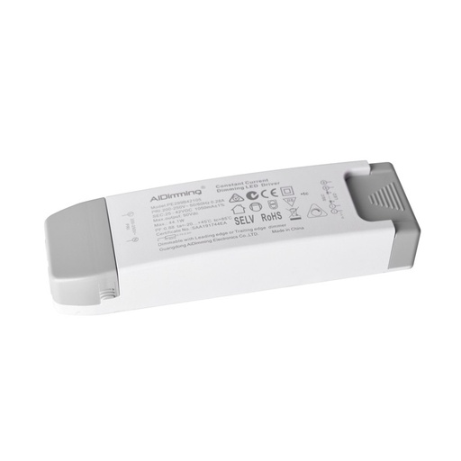 [PE299B42105] Dimmable TRIAC driver constant current 25-42V 44W 1050mA