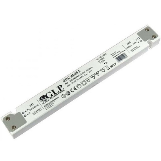 [GTPC-45-24-S] 45W 24V Slim Power Supply - GLP