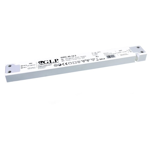 [GTPC-45-12-S] Fonte de alimentação Slim 45W 12V - GLP
