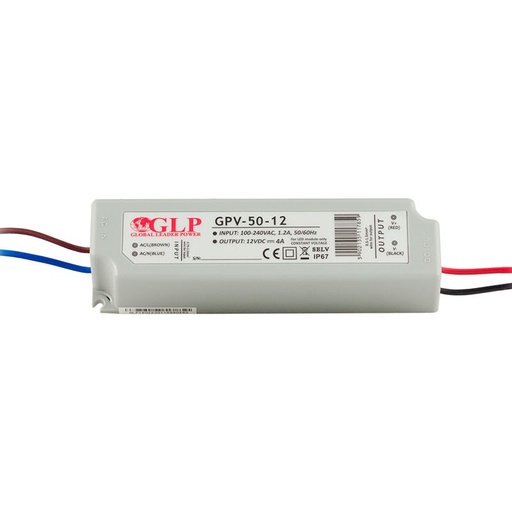 [GPV-50-12] Alimentation LED 50W 12V - GPL