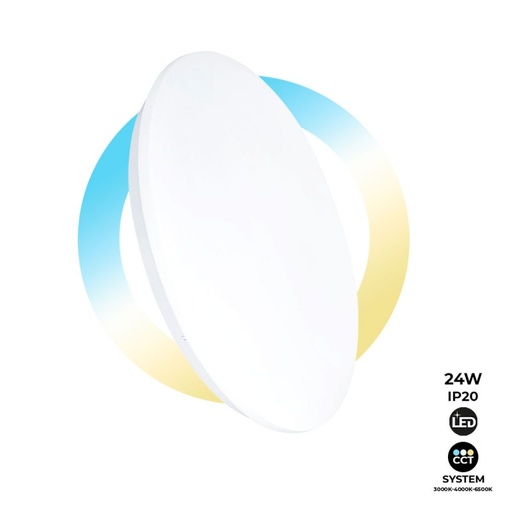 [B1288-R-CCT] LED plafon od 24W BASIC CCT - IP20