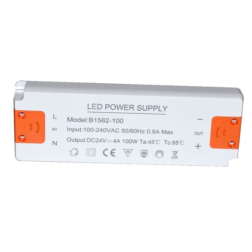 [B1562-100] Ultrabredd strömförsörjning 24V - 100W - IP20