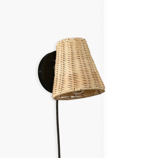 [LM160] Aplique de parede de vime "BLIND"