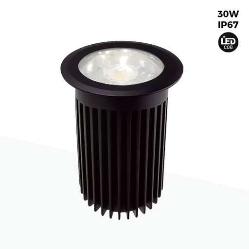 LED ground recessed beacon 30W -Warm white - Ø10cm- IP67 - 220v