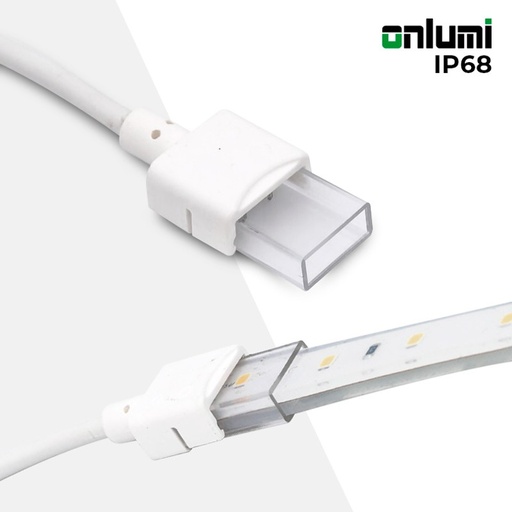 [SDN10XB-2W200] 10mm waterdichte LED strip start connector - 2 pins - IP68